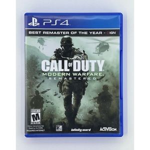Call of duty modern warfare remastered PlayStation 4 PS4